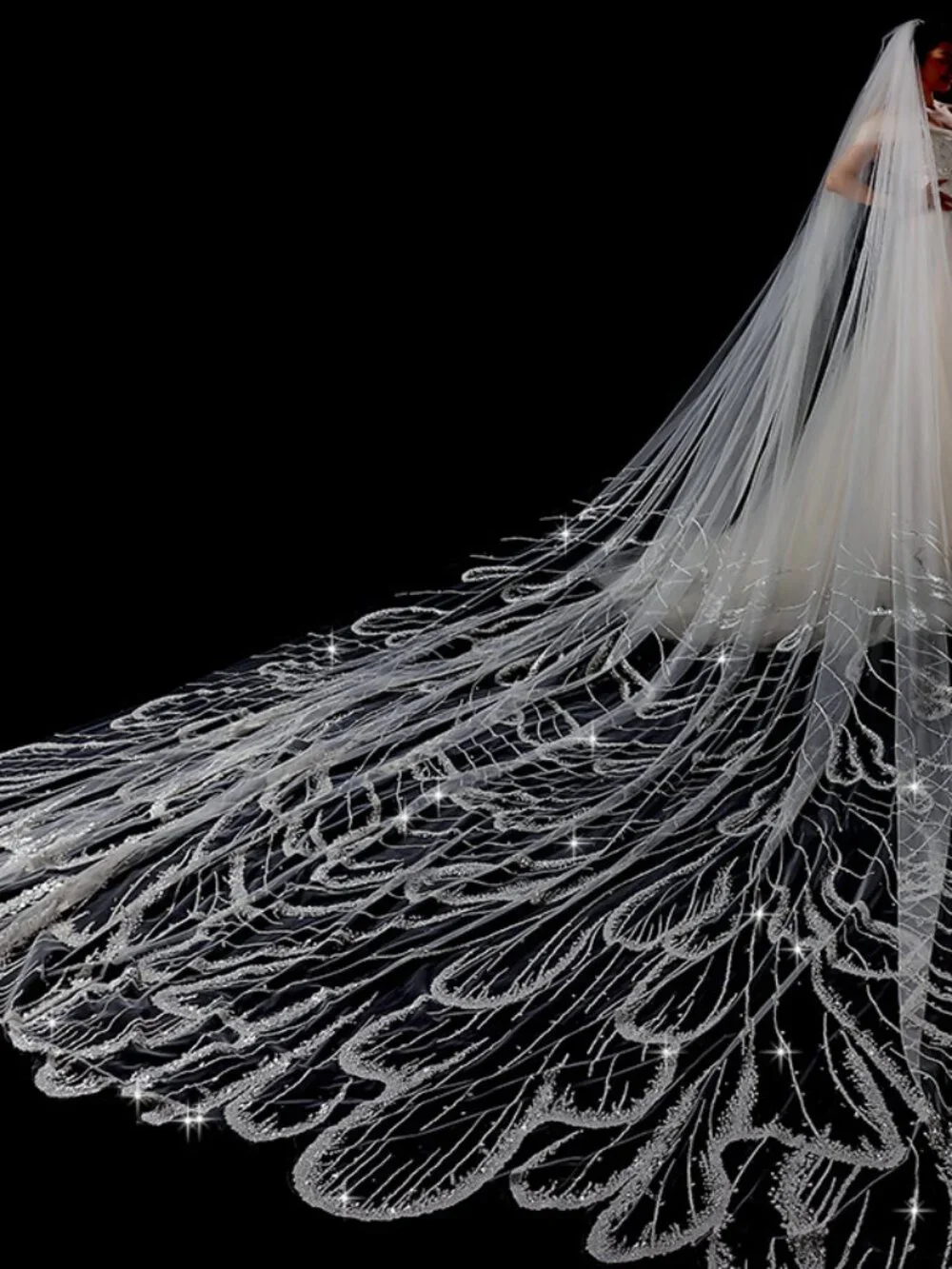 Regal Cathedral Length Bridal Veil 3.5m